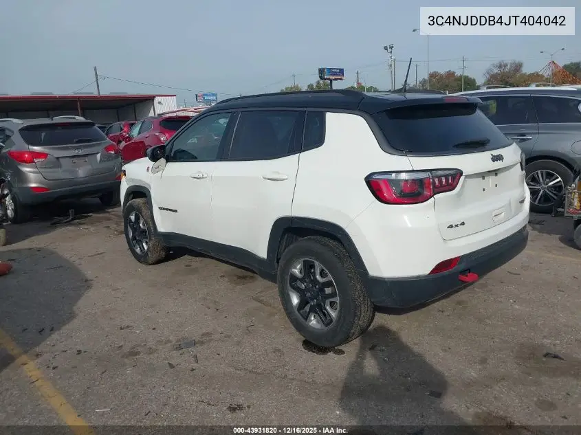 3C4NJDDB4JT404042 2018 Jeep Compass Trailhawk 4X4