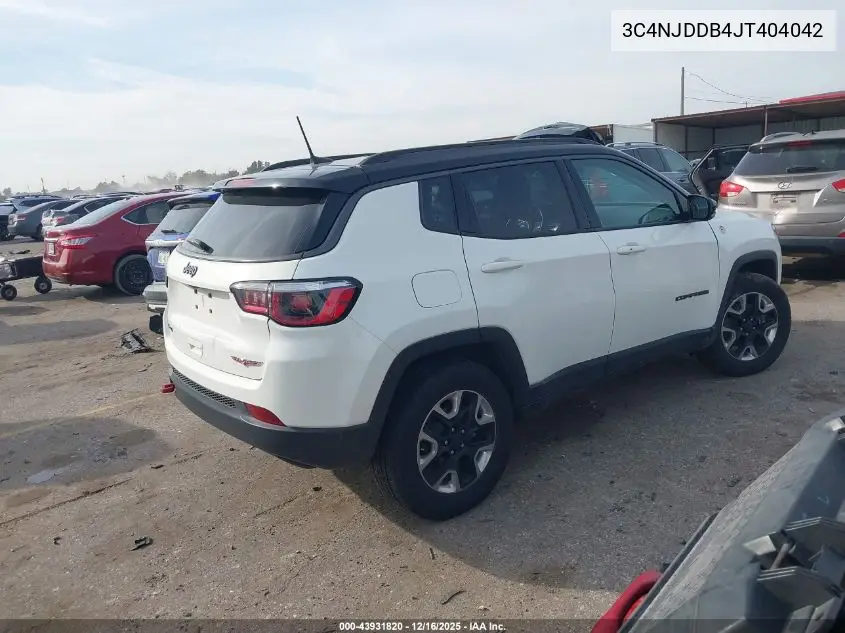 3C4NJDDB4JT404042 2018 Jeep Compass Trailhawk 4X4