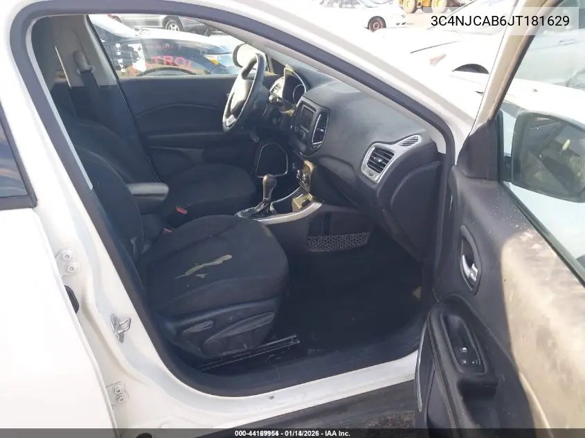 3C4NJCAB6JT181629 2018 Jeep Compass Sport Fwd