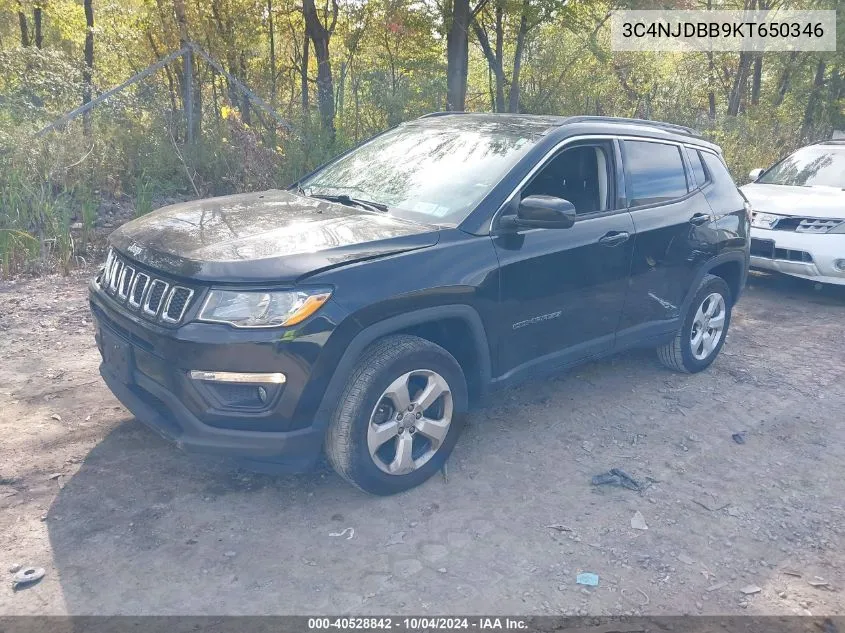 3C4NJDBB9KT650346 2019 Jeep Compass Latitude 4X4