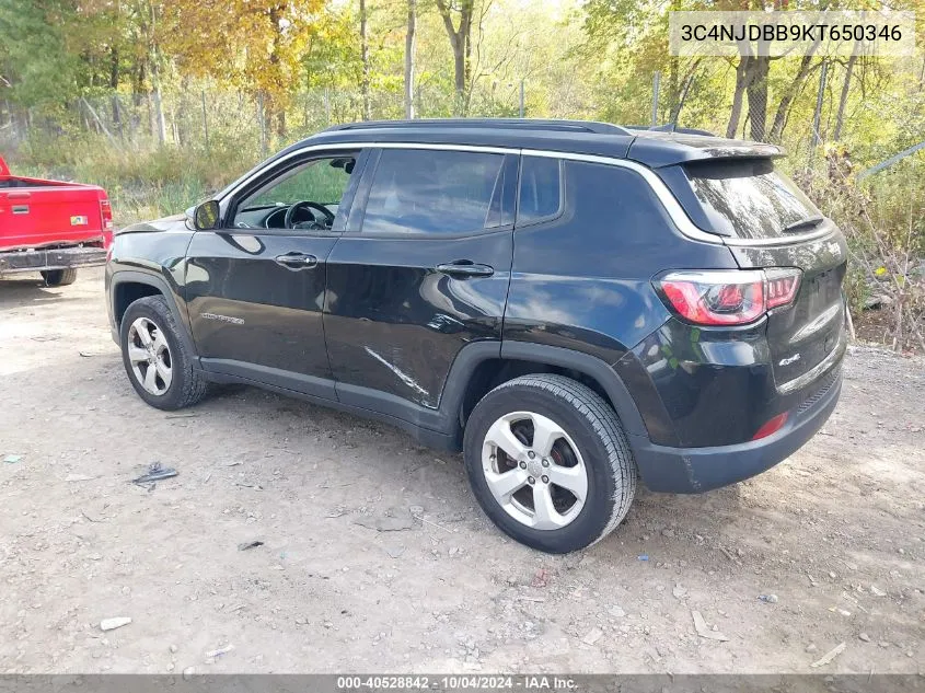 3C4NJDBB9KT650346 2019 Jeep Compass Latitude 4X4