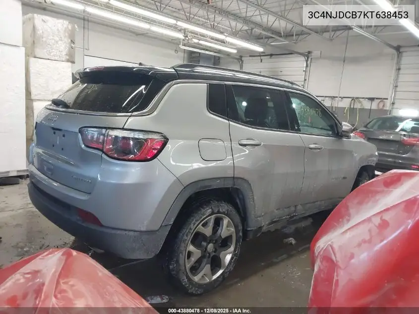 3C4NJDCB7KT638453 2019 Jeep Compass Limited 4X4
