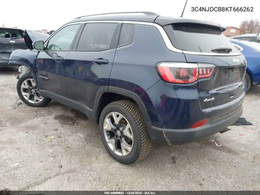 3C4NJDCB8KT666262 2019 Jeep Compass Limited 4X4