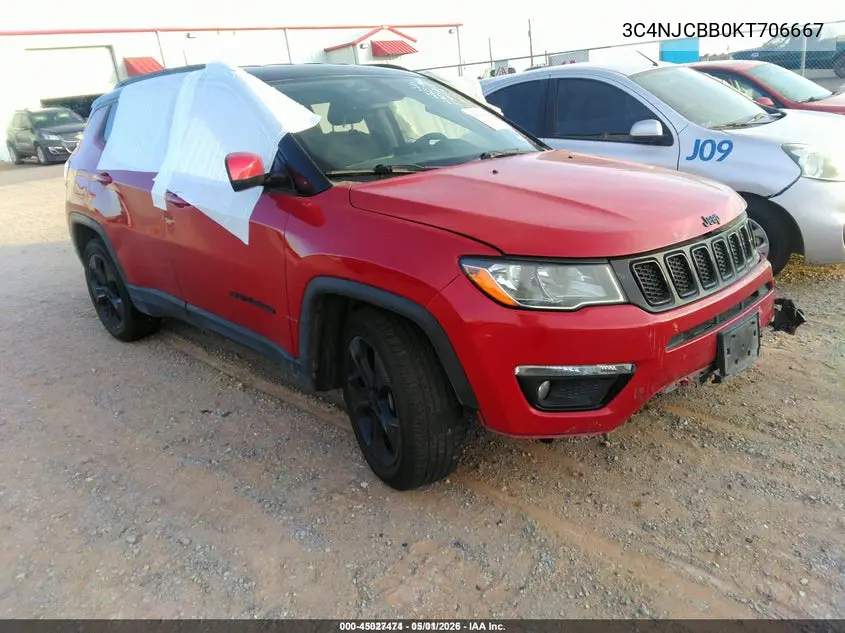 3C4NJCBB0KT706667 2019 Jeep Compass Altitude Fwd