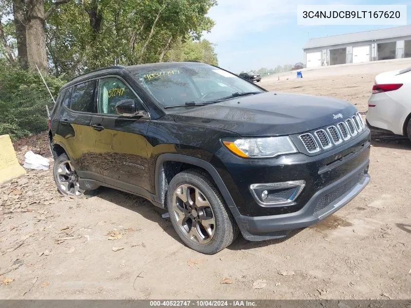 3C4NJDCB9LT167620 2020 Jeep Compass Limited 4X4