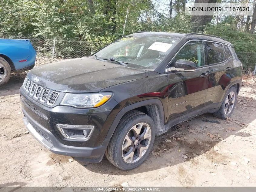 3C4NJDCB9LT167620 2020 Jeep Compass Limited 4X4