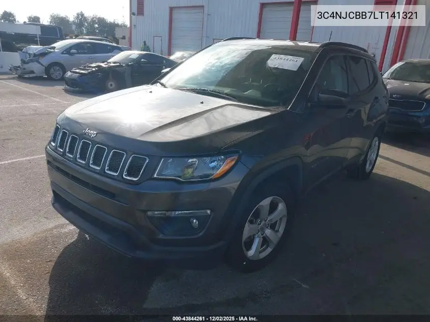 3C4NJCBB7LT141321 2020 Jeep Compass Latitude Fwd