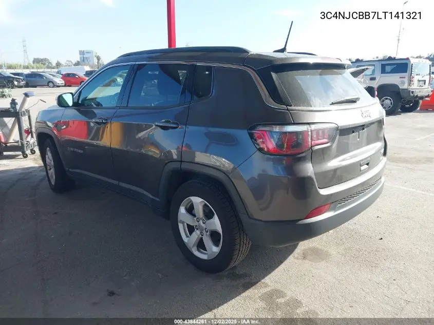 3C4NJCBB7LT141321 2020 Jeep Compass Latitude Fwd