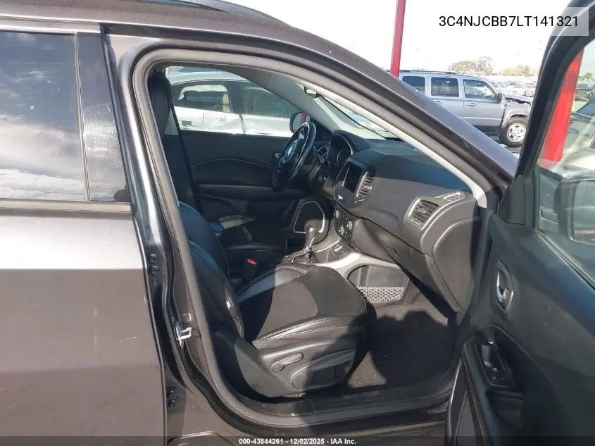 3C4NJCBB7LT141321 2020 Jeep Compass Latitude Fwd