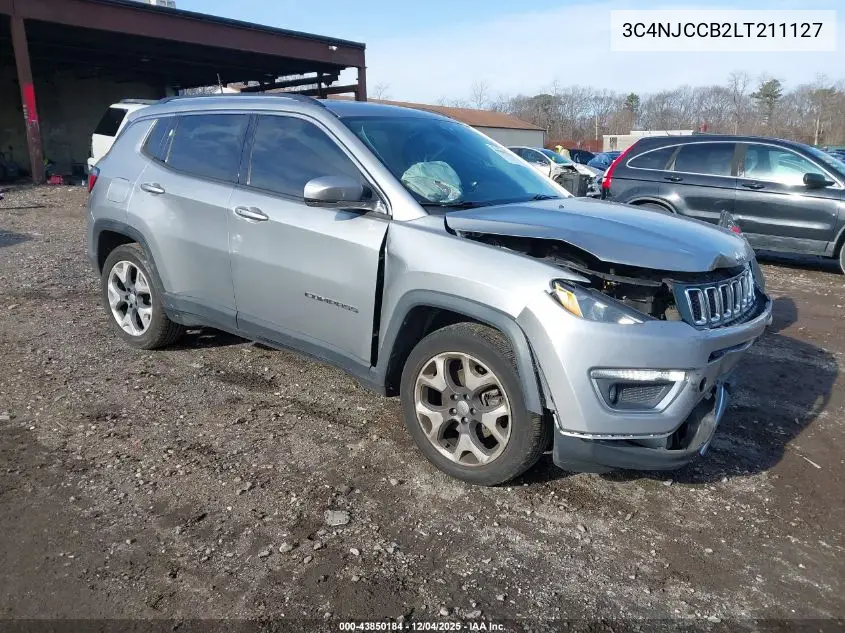 3C4NJCCB2LT211127 2020 Jeep Compass Limited Fwd