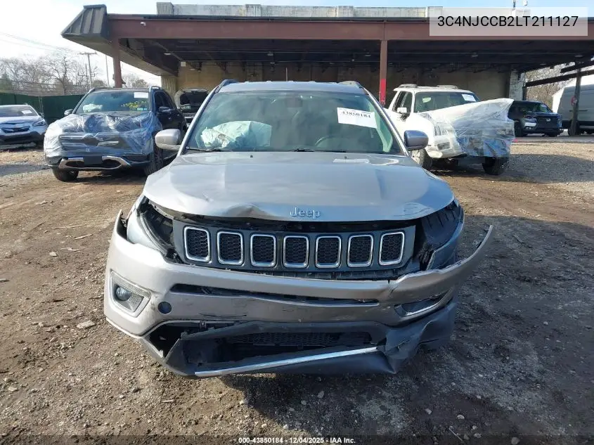 3C4NJCCB2LT211127 2020 Jeep Compass Limited Fwd