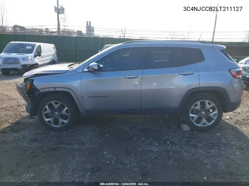 3C4NJCCB2LT211127 2020 Jeep Compass Limited Fwd