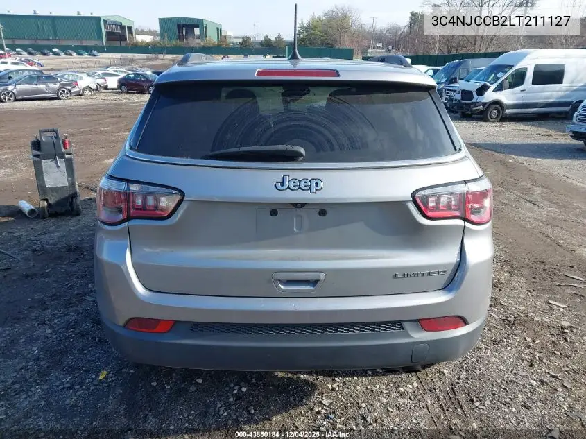 3C4NJCCB2LT211127 2020 Jeep Compass Limited Fwd