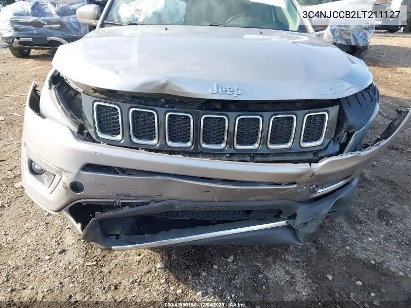 3C4NJCCB2LT211127 2020 Jeep Compass Limited Fwd