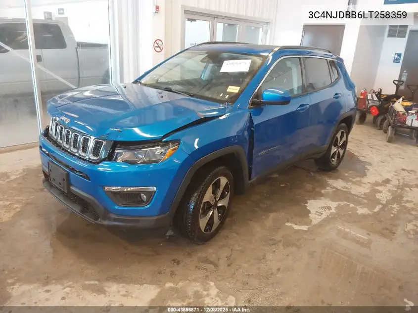 3C4NJDBB6LT258359 2020 Jeep Compass Sun And Safety 4X4