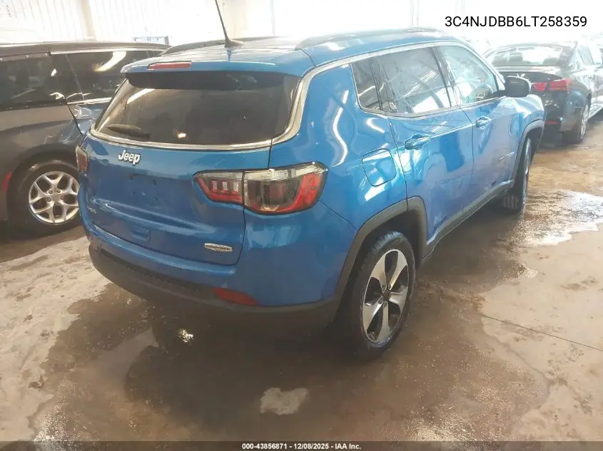 3C4NJDBB6LT258359 2020 Jeep Compass Sun And Safety 4X4