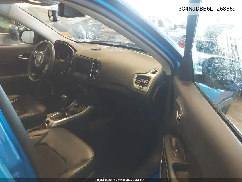 3C4NJDBB6LT258359 2020 Jeep Compass Sun And Safety 4X4