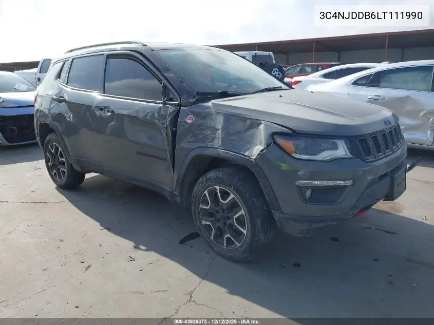 3C4NJDDB6LT111990 2020 Jeep Compass Trailhawk 4X4