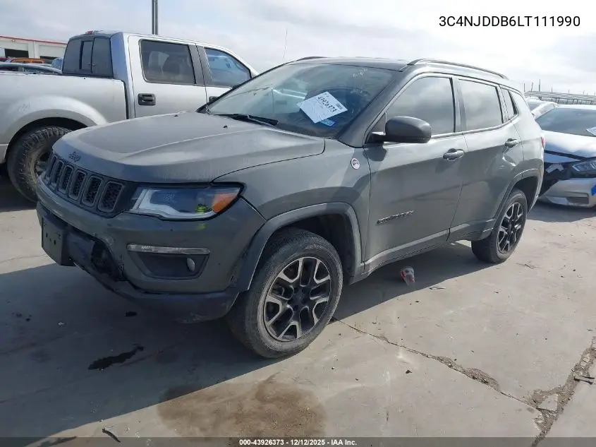 3C4NJDDB6LT111990 2020 Jeep Compass Trailhawk 4X4