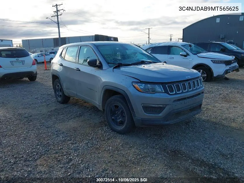 3C4NJDAB9MT565625 2021 Jeep Compass Sport