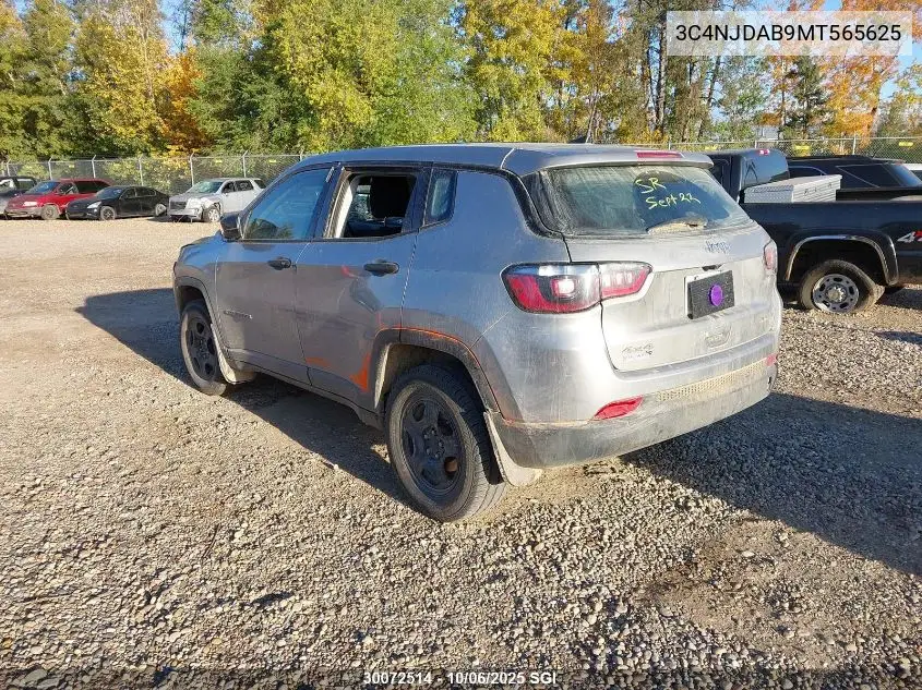 3C4NJDAB9MT565625 2021 Jeep Compass Sport