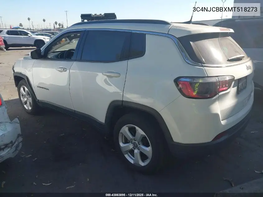 3C4NJCBBXMT518273 2021 Jeep Compass Latitude Fwd