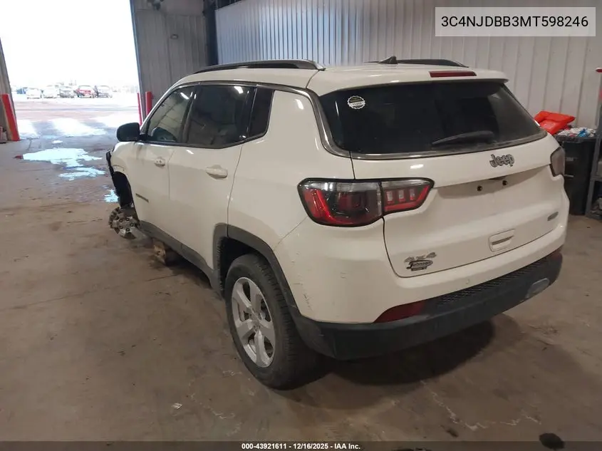 3C4NJDBB3MT598246 2021 Jeep Compass Latitude 4X4