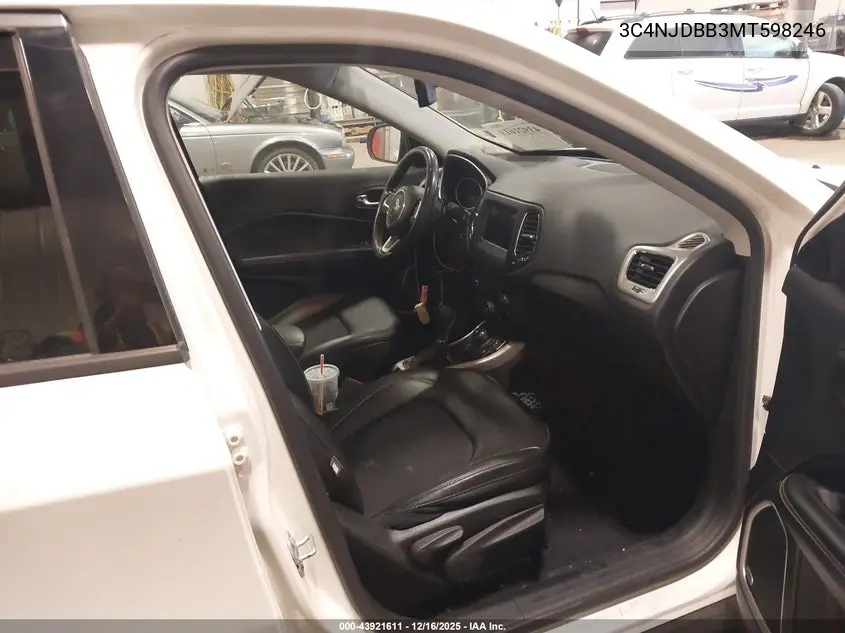 3C4NJDBB3MT598246 2021 Jeep Compass Latitude 4X4
