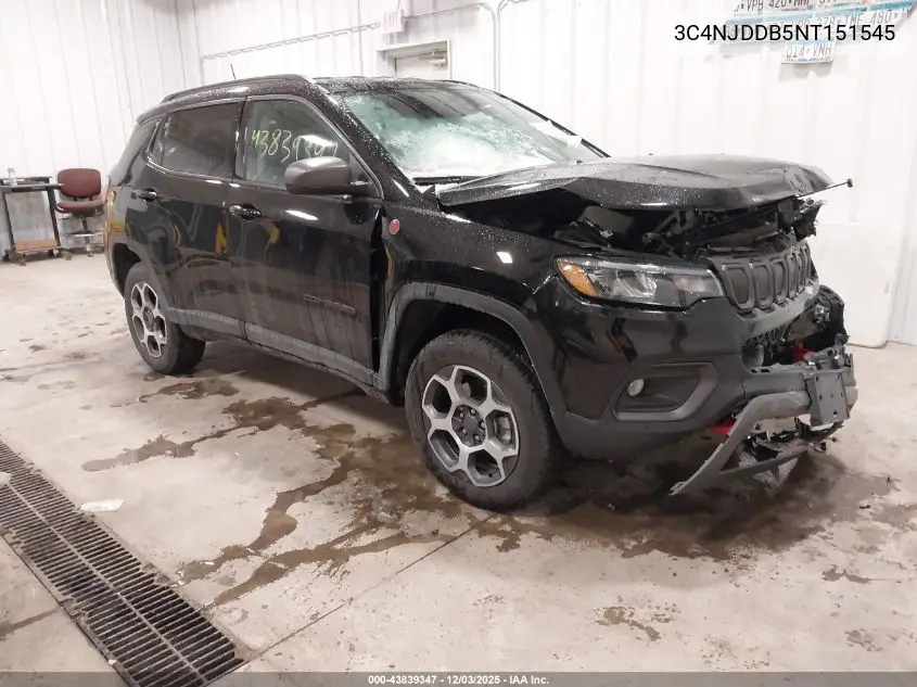3C4NJDDB5NT151545 2022 Jeep Compass Trailhawk 4X4