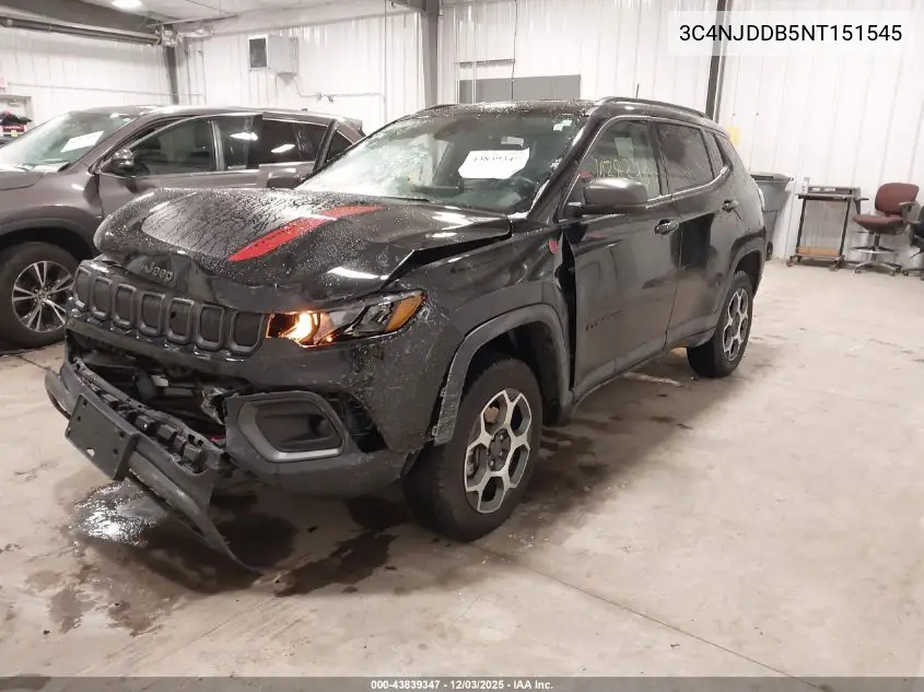 3C4NJDDB5NT151545 2022 Jeep Compass Trailhawk 4X4