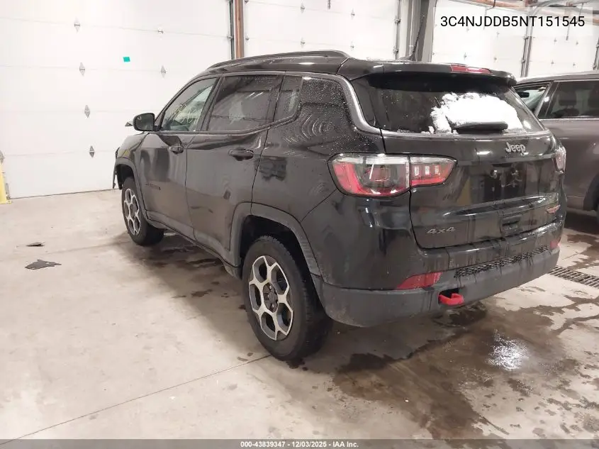 3C4NJDDB5NT151545 2022 Jeep Compass Trailhawk 4X4