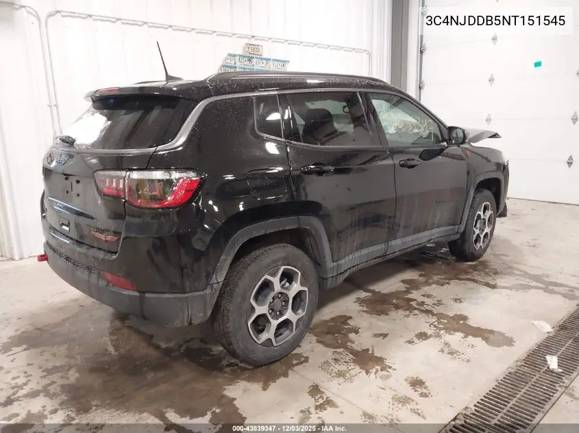 3C4NJDDB5NT151545 2022 Jeep Compass Trailhawk 4X4