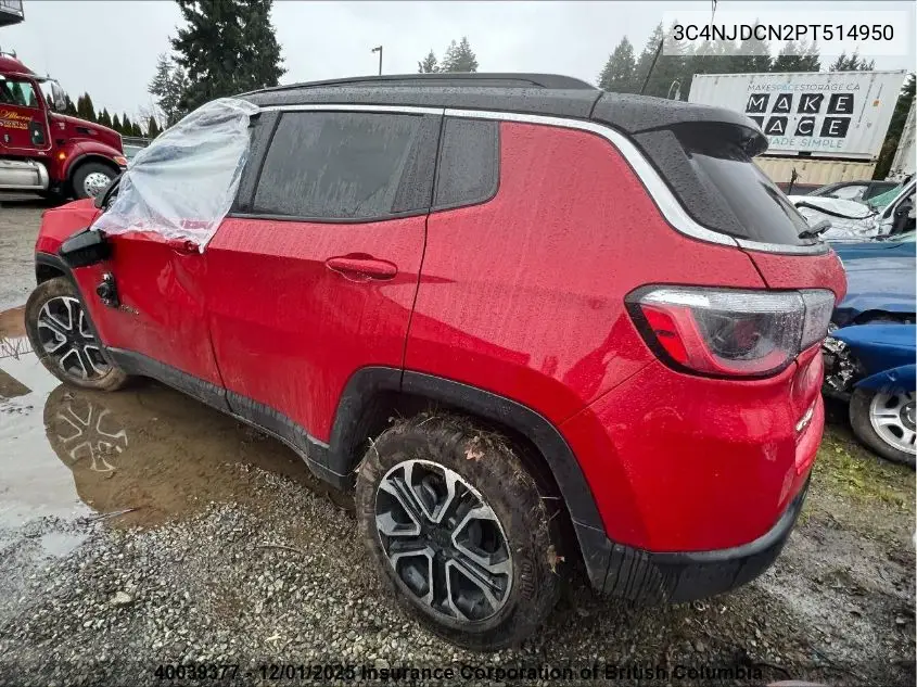 3C4NJDCN2PT514950 2023 Jeep Compass Limited