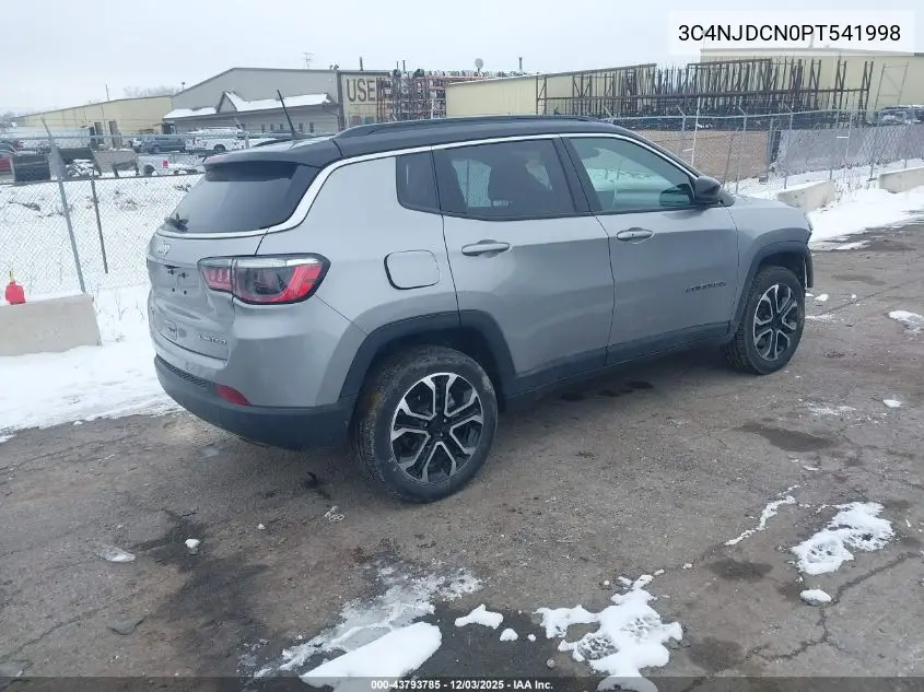 3C4NJDCN0PT541998 2023 Jeep Compass Limited 4X4