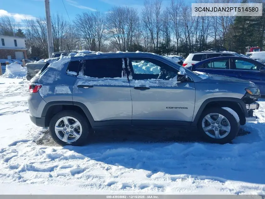 3C4NJDAN2PT514580 2023 Jeep Compass Sport 4X4