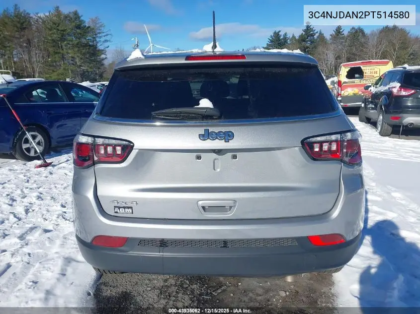 3C4NJDAN2PT514580 2023 Jeep Compass Sport 4X4