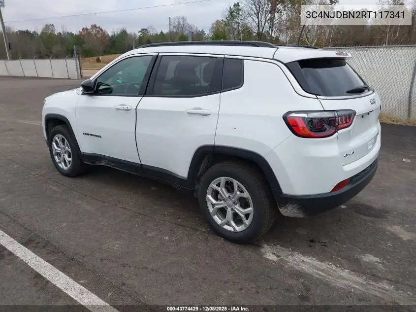 3C4NJDBN2RT117341 2024 Jeep Compass Latitude 4X4