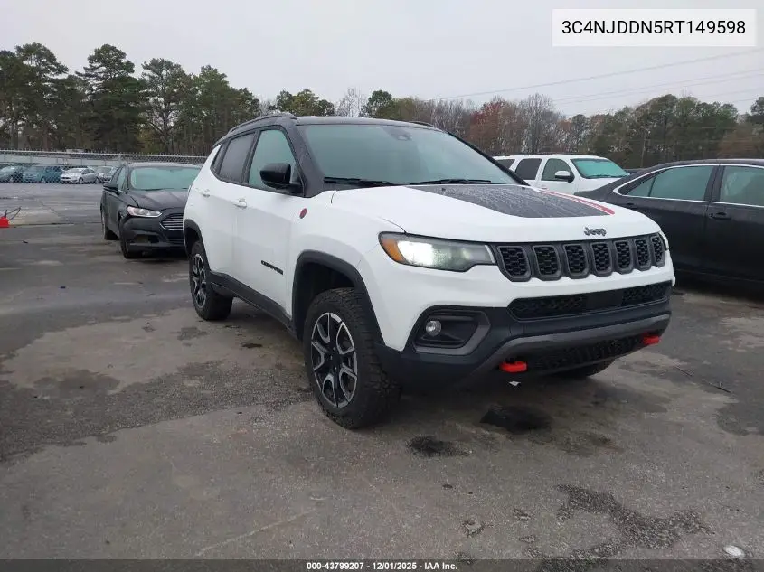 3C4NJDDN5RT149598 2024 Jeep Compass Trailhawk 4X4