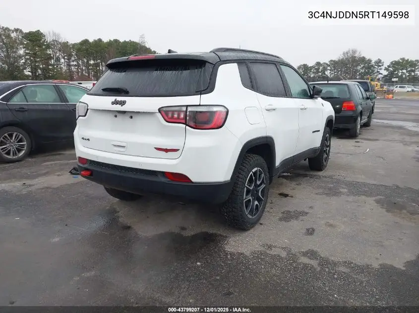 3C4NJDDN5RT149598 2024 Jeep Compass Trailhawk 4X4