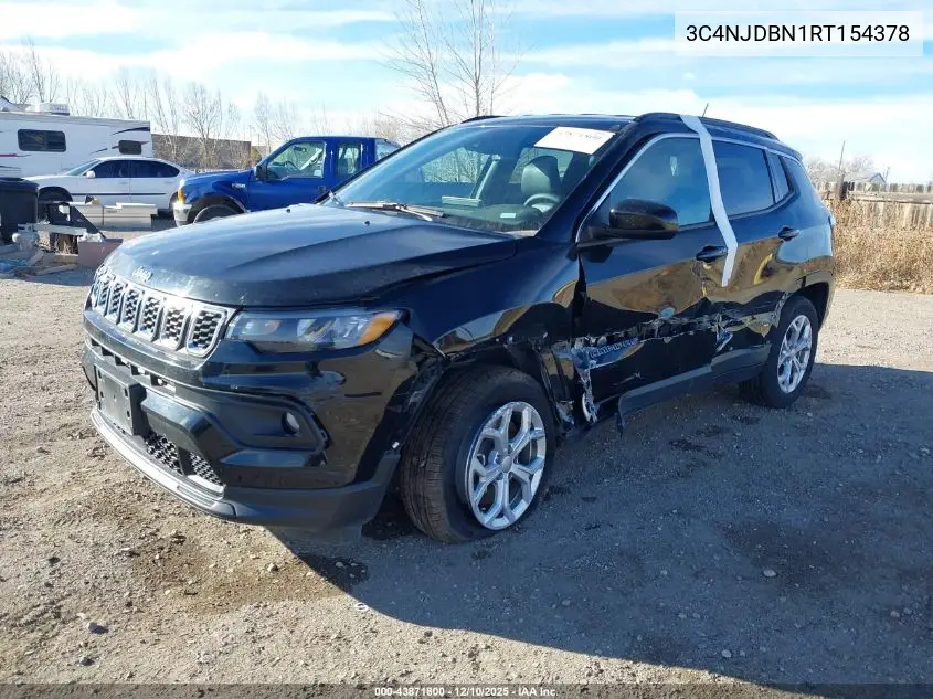 3C4NJDBN1RT154378 2024 Jeep Compass Latitude 4X4