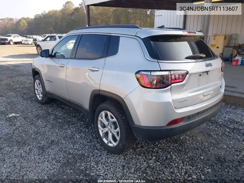 3C4NJDBN5RT113607 2024 Jeep Compass Latitude 4X4