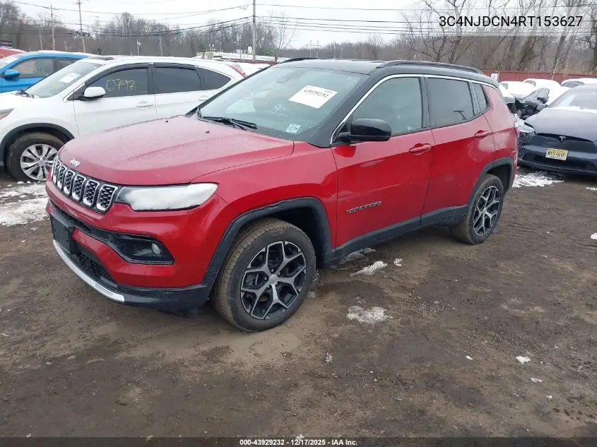 3C4NJDCN4RT153627 2024 Jeep Compass Limited 4X4