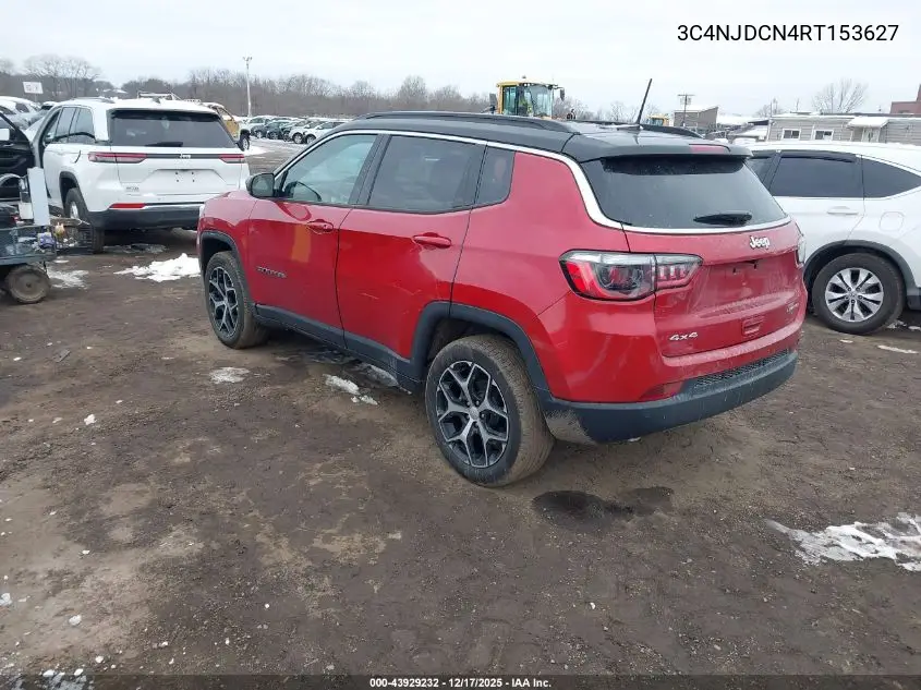 3C4NJDCN4RT153627 2024 Jeep Compass Limited 4X4