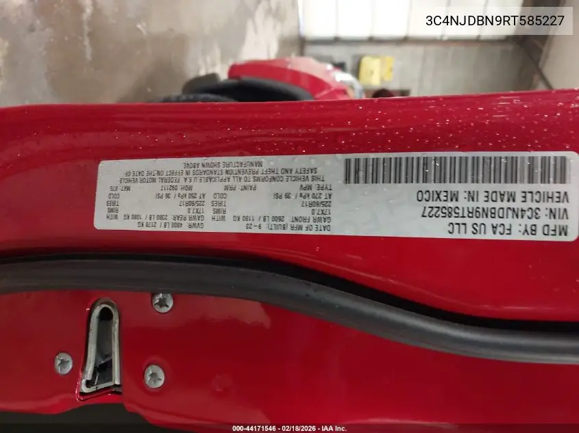 3C4NJDBN9RT585227 2024 Jeep Compass Latitude 4X4