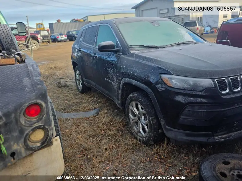 3C4NJDAN0ST506857 2025 Jeep Compass Sport