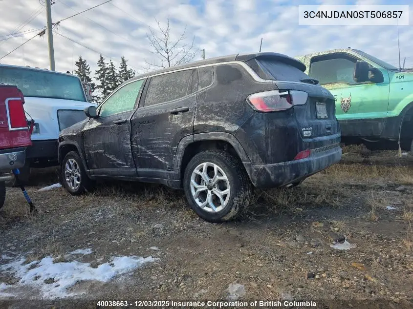 3C4NJDAN0ST506857 2025 Jeep Compass Sport