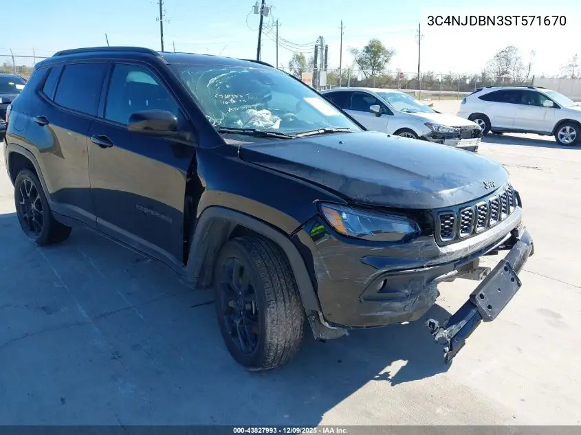 3C4NJDBN3ST571670 2025 Jeep Compass Latitude 4X4