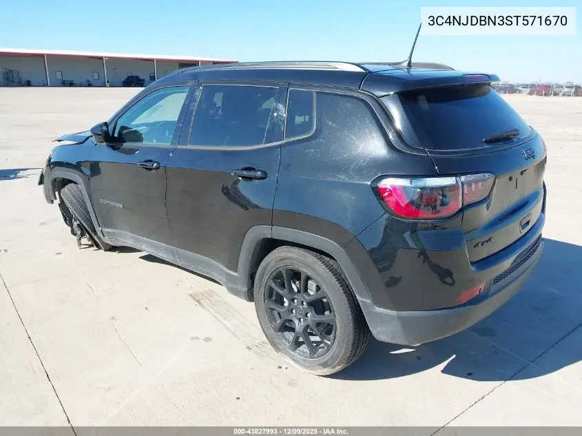 3C4NJDBN3ST571670 2025 Jeep Compass Latitude 4X4