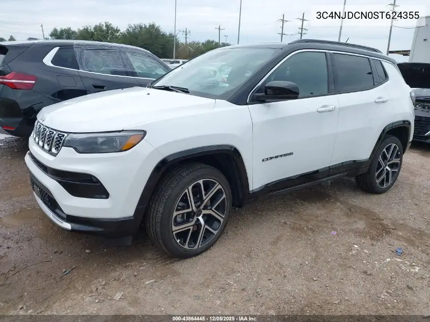 3C4NJDCN0ST624355 2025 Jeep Compass Limited 4X4