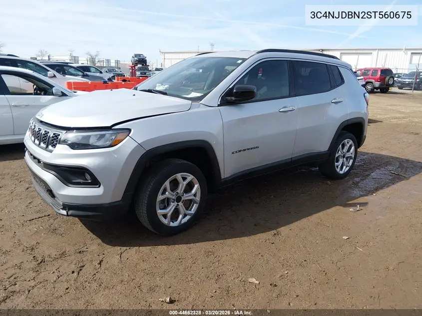 3C4NJDBN2ST560675 2025 Jeep Compass Latitude 4X4